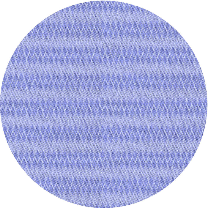 Square Patterned Light Slate Blue Rug, pat2796blu