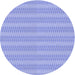 Square Patterned Light Slate Blue Rug, pat2796blu