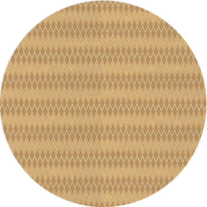 Square Patterned Yellow Orange Rug, pat2796brn