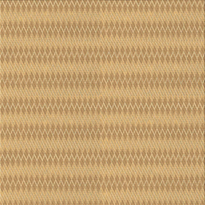 Round Machine Washable Transitional Yellow Orange Rug, wshpat2796brn