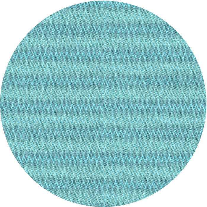 Square Patterned Macaw Blue Green Rug, pat2796lblu