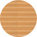 Square Patterned Neon Orange Rug, pat2796org