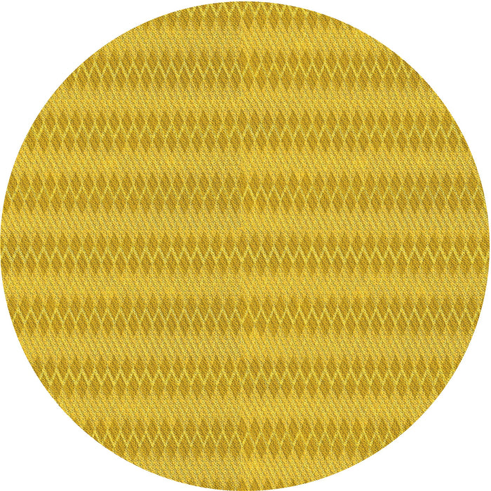Square Patterned Gold Yellow Rug, pat2796yw