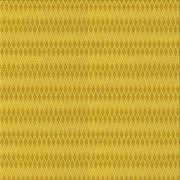 Round Patterned Gold Yellow Rug, pat2796yw