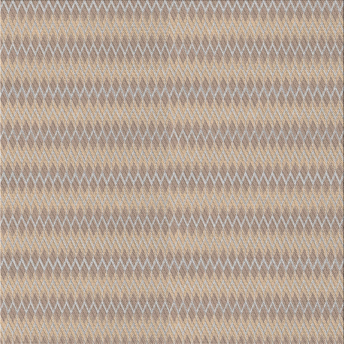 Square Patterned Dark Almond Brown Novelty Rug, pat2796