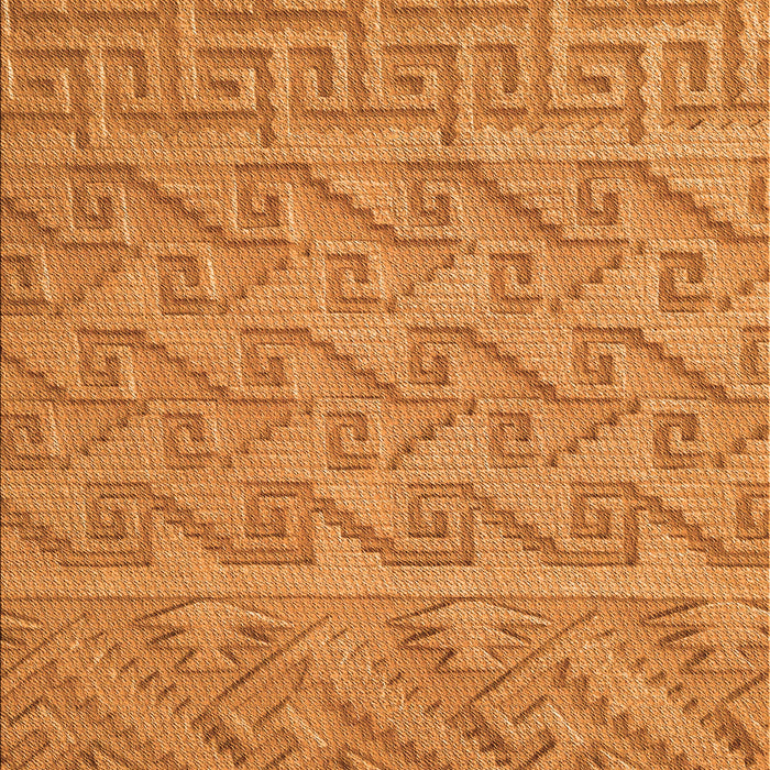 Machine Washable Transitional Orange Red Orange Rug, wshpat2797org