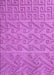 Machine Washable Transitional Bright Neon Pink Purple Rug, wshpat2797pur