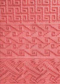 Machine Washable Transitional Red Rug, wshpat2797rd