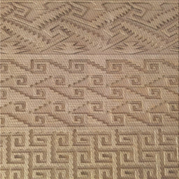 Sideview of Machine Washable Transitional Sienna Brown Rug, wshpat2797