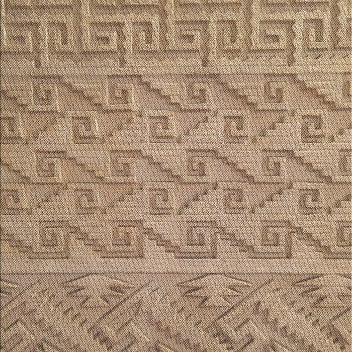 Machine Washable Transitional Sienna Brown Rug, wshpat2797