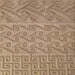 Square Patterned Sienna Brown Novelty Rug, pat2797
