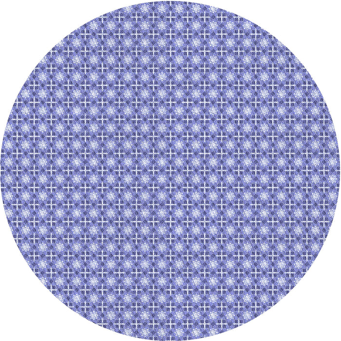 Square Patterned Jeans Blue Rug, pat2798blu