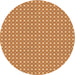 Square Patterned Yellow Orange Rug, pat2798org