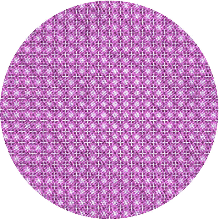 Square Patterned Violet Purple Rug, pat2798pur