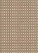 Patterned Sienna Brown Novelty Rug, pat2798