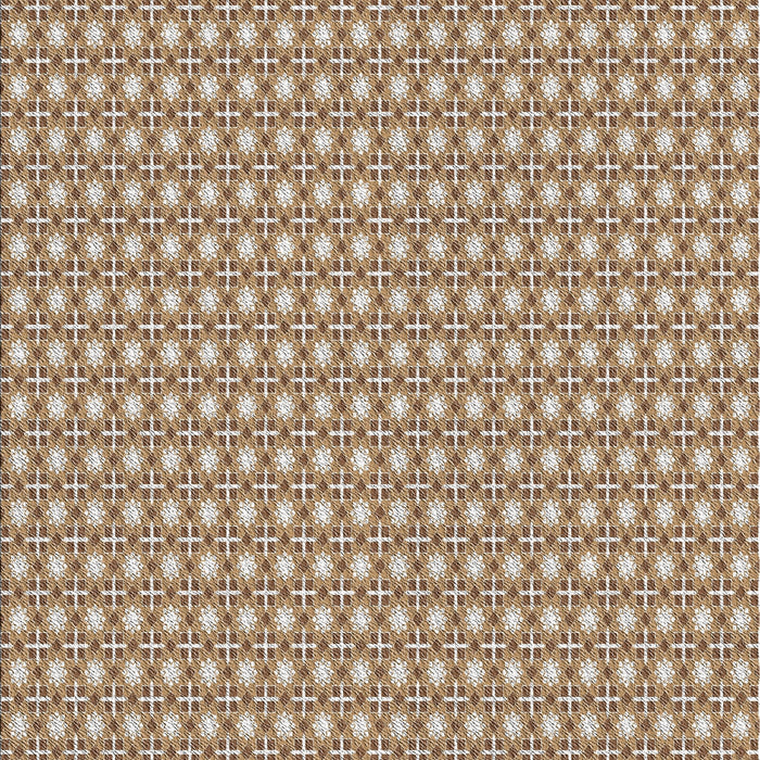 Patterned Sienna Brown Novelty Rug, pat2798