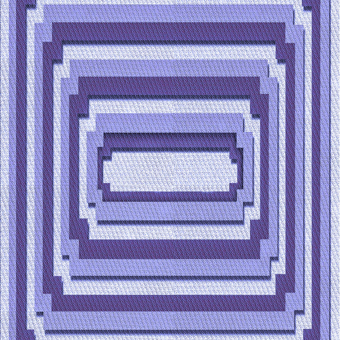 Patterned Slate Blue Rug, pat2799blu