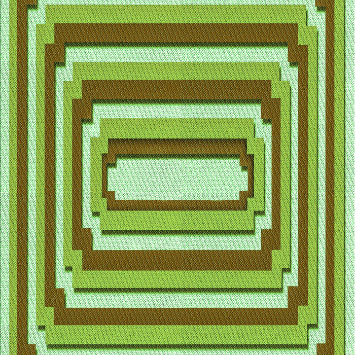 Patterned Olive Green Rug, pat2799grn