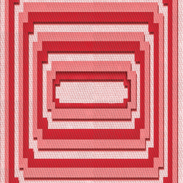 Patterned Pastel Pink Rug, pat2799rd