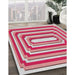 Machine Washable Transitional Rose G Pink Rug in a Family Room, wshpat2799