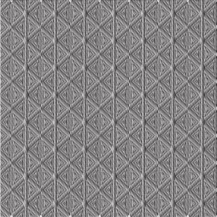 Square Patterned Gray Novelty Rug, pat27