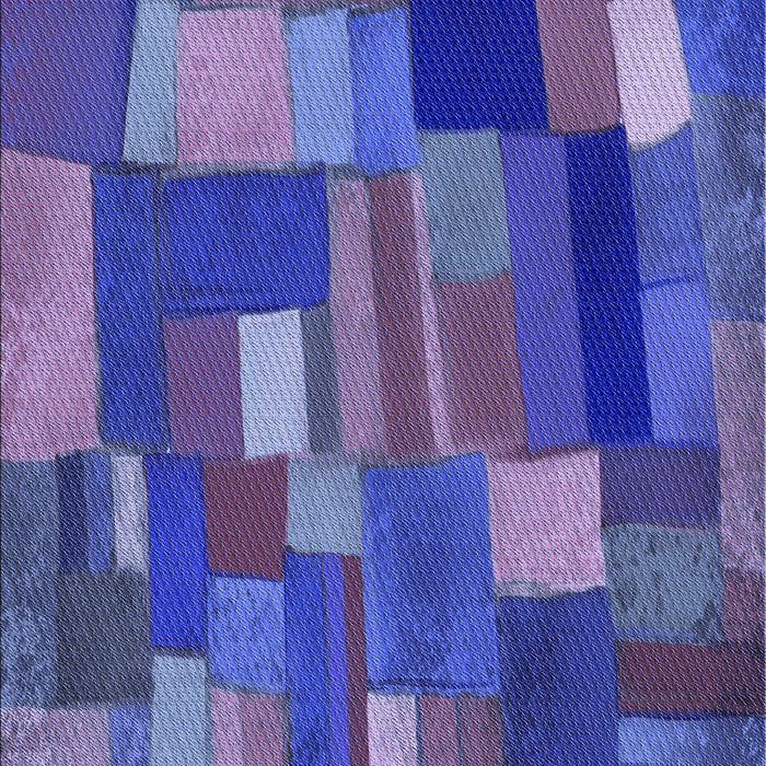 Machine Washable Transitional Medium Slate Blue Rug, wshpat28blu