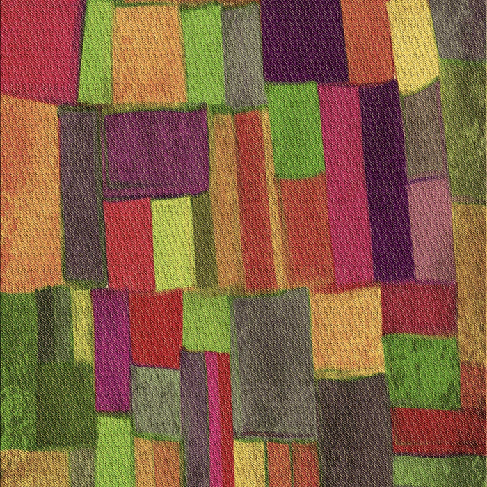 Patterned Dark Golden Brown Rug, pat28brn