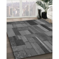 Patterned Gray Rug, pat28gry