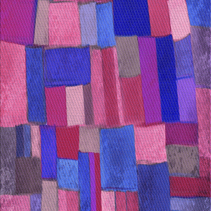 Patterned Dark Magenta Purple Rug, pat28pur