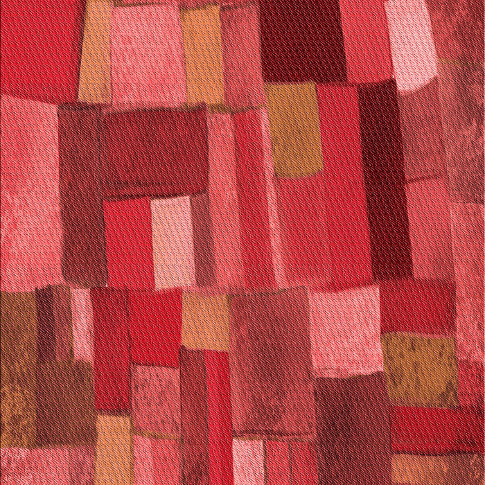 Patterned Red Rug, pat28rd