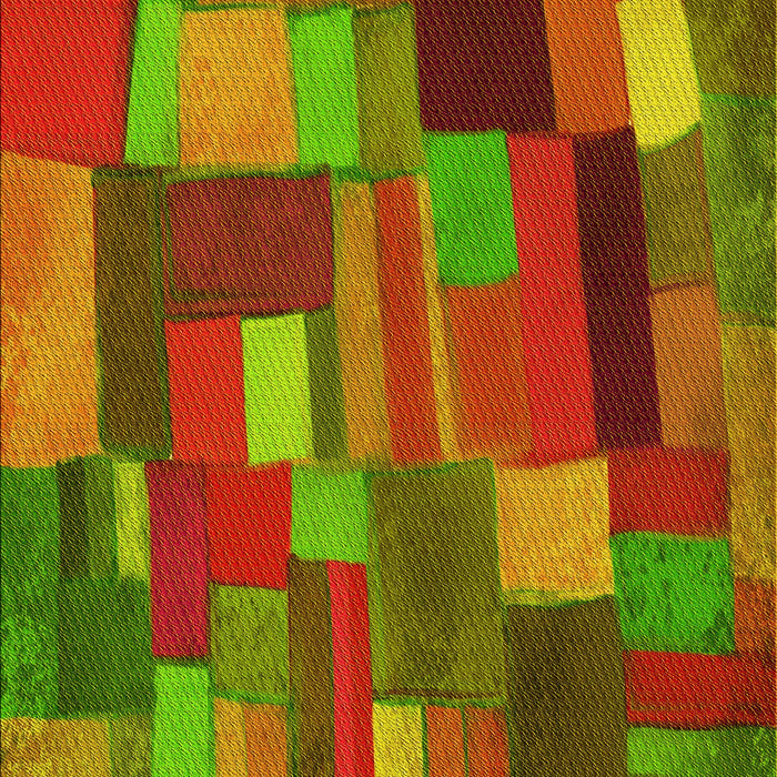 Machine Washable Transitional Dark Yellow Green Rug, wshpat28yw