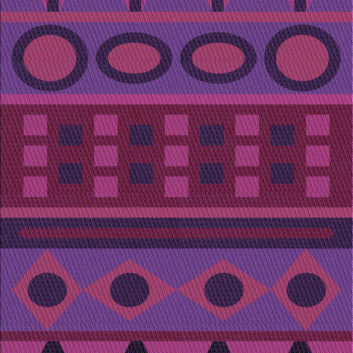 Patterned Magenta Pink Rug, pat2800pur