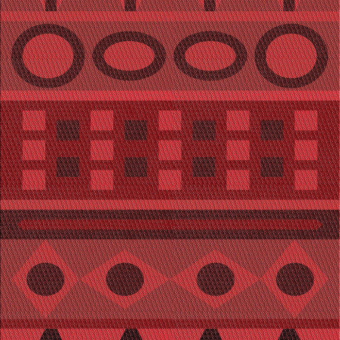 Patterned Red Rug, pat2800rd