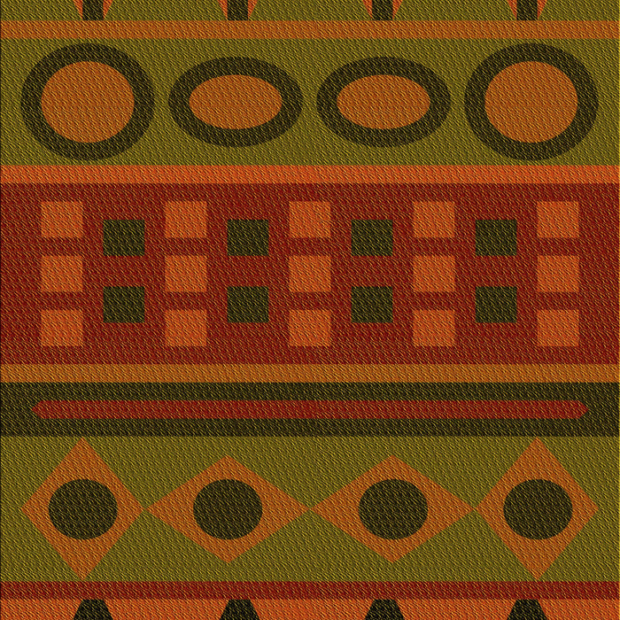 Patterned Tomato Red Rug, pat2800yw