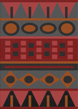 Machine Washable Transitional Chestnut Brown Rug, wshpat2800