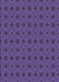 Machine Washable Transitional Purple Rug, wshpat2801blu