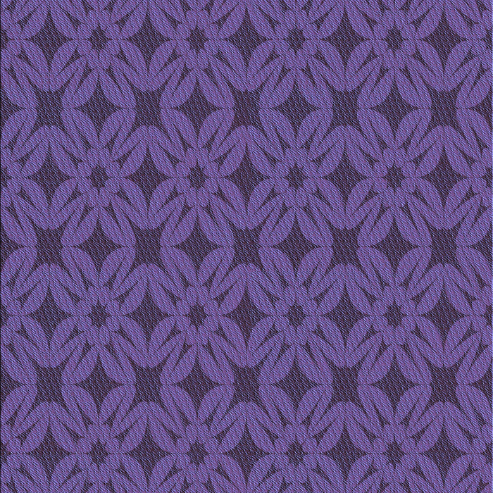 Machine Washable Transitional Purple Rug, wshpat2801blu
