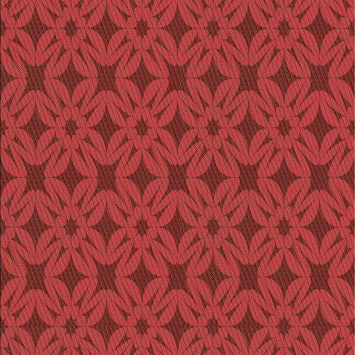 Patterned Red Rug, pat2801brn