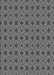 Machine Washable Transitional Gunmetal Gray Rug, wshpat2801gry