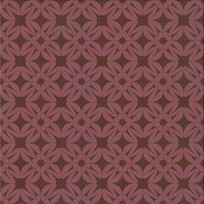 Round Patterned Raspberry Purple Rug, pat2801lblu