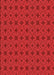 Machine Washable Transitional Red Rug, wshpat2801org