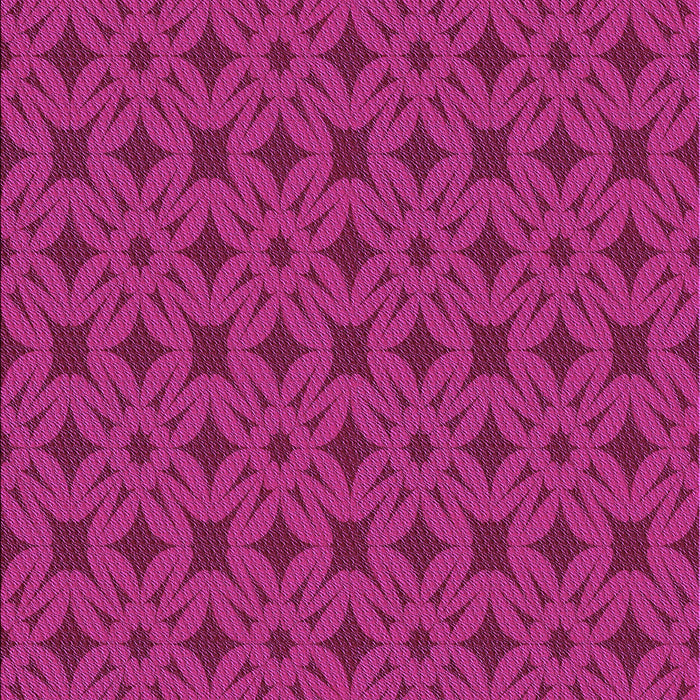 Patterned Deep Pink Rug, pat2801pur