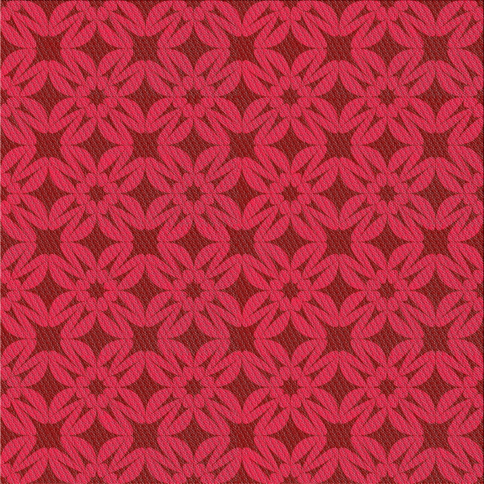 Square Patterned Red Novelty Rug, pat2801