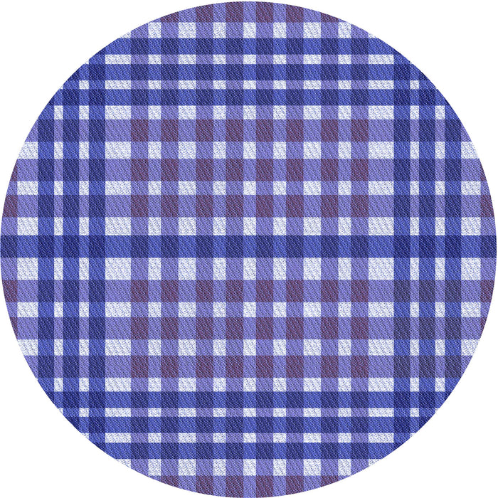 Square Machine Washable Transitional Purple Mimosa Purple Rug in a Living Room, wshpat2802blu