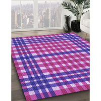 Patterned Purple Rug, pat2802pur