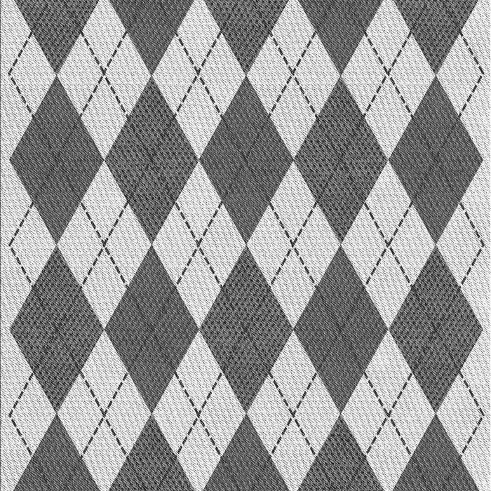 Machine Washable Transitional Carbon Gray Rug, wshpat2803gry