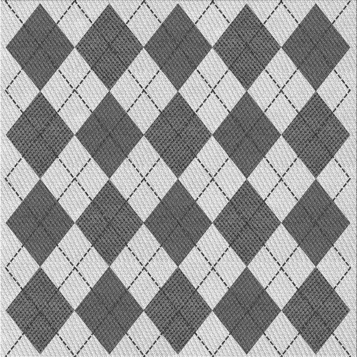 Round Machine Washable Transitional Carbon Gray Rug, wshpat2803gry