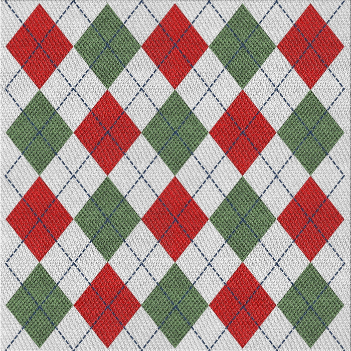 Square Patterned Chestnut Brown Novelty Rug, pat2803