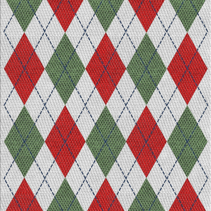 Patterned Chestnut Brown Novelty Rug, pat2803