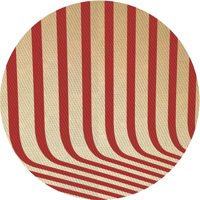 Square Patterned Yellow Rug, pat2804brn